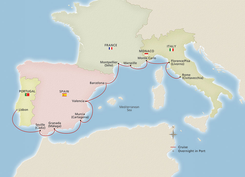 Western Mediterranean Explorer Ocean Cruise Overview Viking