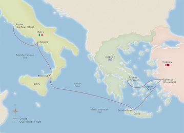 viking cruise italy to greece